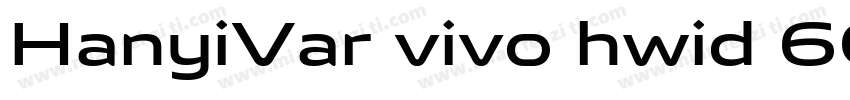 HanyiVar vivo hwid 60字体转换